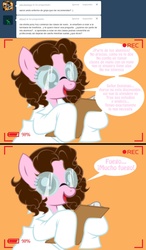 Size: 1236x2123 | Tagged: safe, artist:shinta-girl, oc, oc only, oc:shinta pony, ask, comic, spanish, translated in the description, tumblr