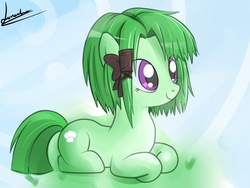 Size: 800x600 | Tagged: safe, artist:lunecho, pony, asa shigure, ponified, shuffle!, solo