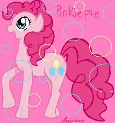 Size: 891x960 | Tagged: safe, artist:lizzyxnear, pinkie pie, earth pony, pony, g4, female, solo