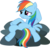 Size: 756x725 | Tagged: safe, artist:deadparrot22, rainbow dash, pony, g4, spike at your service, belly, female, simple background, solo, svg, transparent background, vector