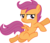 Size: 223x190 | Tagged: safe, artist:deadparrot22, scootaloo, pony, g4, female, simple background, solo, svg, transparent background, vector
