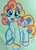 Size: 423x589 | Tagged: safe, artist:thekatwoman, oc, oc only, pegasus, pony