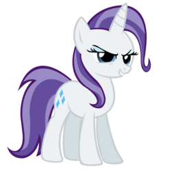 Size: 1542x1553 | Tagged: safe, artist:durpy, color edit, rarity, trixie, pony, unicorn, g4, female, mare, recolor, simple background, solo, transparent background, vector