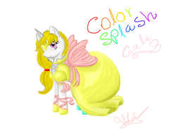 Size: 1280x1024 | Tagged: safe, artist:cherrina44, oc, oc only, pony, unicorn, clothes, dress, female, solo