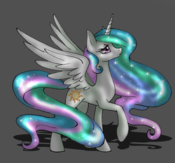 Size: 700x656 | Tagged: safe, artist:sugarcup, princess celestia, pony, g4, female, solo