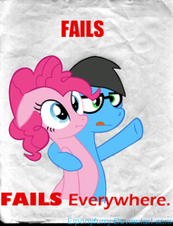 Size: 781x1023 | Tagged: safe, artist:elponyfurry, pinkie pie, oc, g4, x x everywhere