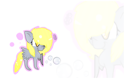 Size: 519x335 | Tagged: safe, artist:micaelameow, derpy hooves, pegasus, pony, g4, chibi, female, mare