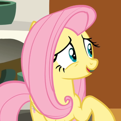 Size: 650x650 | Tagged: safe, screencap, fluttershy, g4, cropped, eyes open, solo