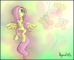Size: 1600x1300 | Tagged: safe, artist:nyankath, fluttershy, pegasus, pony, g4, female, solo