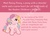 Size: 454x340 | Tagged: safe, rosey posey, earth pony, pony, g3, 2005, backcard, cute, daaaaaaaaaaaw, female, gritted teeth, looking at you, mare, pink background, simple background, solo, text, wholesome