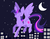 Size: 900x700 | Tagged: safe, artist:anodoria, twilight sparkle, alicorn, pony, g4, female, flying, mare, night, twilight sparkle (alicorn)