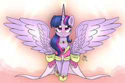 Size: 1024x678 | Tagged: safe, artist:joakaha, twilight sparkle, alicorn, pony, g4, clothes, dress, female, mare, solo, twilight sparkle (alicorn)