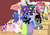 Size: 1768x1250 | Tagged: safe, artist:viraljp, discord, king sombra, nightmare moon, pinkie pie, princess cadance, princess celestia, princess luna, queen chrysalis, twilight sparkle, alicorn, changeling, changeling queen, draconequus, nymph, pony, g4, baby, baby cadance, baby celestia, baby changeling, baby discord, baby draconequus, baby luna, baby pony, babylight sparkle, crying, cute, cutealis, cutedance, cutelestia, diaper, discute, exclamation point, eye contact, eyes closed, fake wings, female, filly, floppy ears, foal, frown, glare, grin, lunabetes, mare, messy, moonabetes, mouth hold, nightmare woon, nom, open mouth, pacifier, s1 luna, sad, sitting, smiling, sombradorable, time paradox, twiabetes, twilight sparkle (alicorn), wide eyes, woona, young sombra