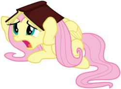 Size: 4415x3245 | Tagged: safe, artist:really-unimportant, fluttershy, pegasus, pony, g4, magic duel, .ai available, book, female, mare, simple background, solo, transparent background, vector