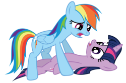 Size: 5448x3592 | Tagged: safe, artist:really-unimportant, rainbow dash, twilight sparkle, g4, magic duel, my little pony: friendship is magic, .ai available, simple background, transparent background, vector