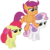 Size: 5000x5000 | Tagged: safe, artist:really-unimportant, apple bloom, scootaloo, sweetie belle, earth pony, pegasus, pony, unicorn, g4, .ai available, absurd resolution, angry, cutie mark crusaders, female, horn, simple background, transparent background, trio, trio female, vector