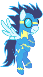 Size: 5000x8892 | Tagged: safe, artist:d4svader, soarin', pegasus, pony, g4, .psd available, absurd resolution, clothes, simple background, solo, transparent background, uniform, vector, wonderbolts uniform