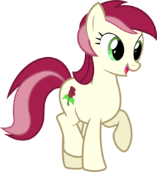 Size: 2125x2318 | Tagged: safe, artist:lktronikamui, roseluck, earth pony, pony, g4, cute, female, show accurate, simple background, solo, transparent background, vector