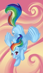 Size: 342x576 | Tagged: safe, artist:animuse, rainbow dash, pony, g4, female, solo