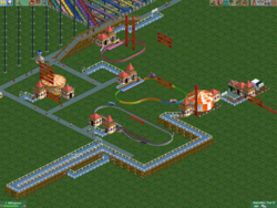 Size: 1274x960 | Tagged: safe, barely pony related, game, meta, roller coaster, rollercoaster tycoon, thrillville, thrillville: off the rails