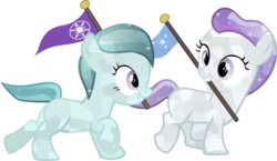 Size: 1098x639 | Tagged: safe, artist:vector-brony, glass slipper, hope (g4), crystal pony, pony, g4, filly, simple background, transparent background, vector