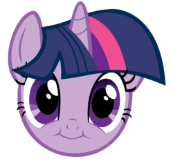 Size: 2914x2837 | Tagged: safe, twilight sparkle, g4, cute, cute face, face, simple background, transparent background, twiabetes, vector