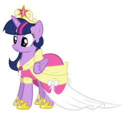 Size: 6000x5482 | Tagged: safe, artist:rudahn, twilight sparkle, alicorn, pony, g4, .psd available, absurd resolution, clothes, dress, female, mare, princess shoes, simple background, solo, transparent background, twilight sparkle (alicorn), vector
