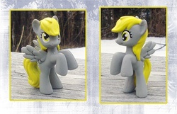 Size: 500x322 | Tagged: safe, artist:kaizerin, derpy hooves, pegasus, pony, g4, customized toy, female, mare, toy
