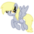 Size: 480x484 | Tagged: safe, artist:kitistraza, derpy hooves, pony, g4, female, simple background, solo, transparent background