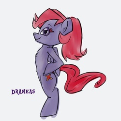 Size: 800x800 | Tagged: safe, artist:draneas, oc, oc only, pony, 30 minute art challenge, bipedal, quick draw