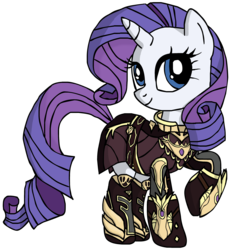 Size: 2500x2700 | Tagged: safe, artist:clamdiggydiggy, rarity, pony, unicorn, g4, armor, armorarity, clothes, female, horn, mare, simple background, solo, transparent background
