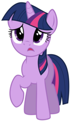 Size: 4829x8192 | Tagged: safe, artist:thatguy1945, twilight sparkle, pony, unicorn, g4, magical mystery cure, absurd resolution, female, sad, simple background, solo, transparent background, unicorn twilight, vector