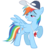 Size: 4000x4000 | Tagged: safe, artist:stormius, rainbow dash, pegasus, pony, g4, baseball cap, cap, female, hat, mare, raised hoof, simple background, solo, transparent background, vector, whistle