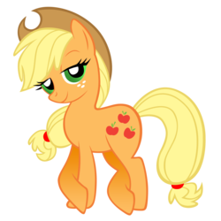 Size: 3000x3000 | Tagged: safe, artist:stormius, applejack, earth pony, pony, g4, crossed hooves, female, mare, simple background, solo, transparent background, vector