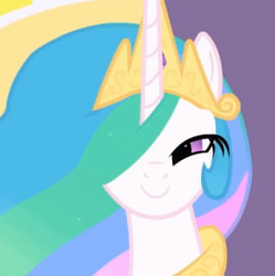 Size: 268x269 | Tagged: safe, princess celestia, pony, g4, bedroom eyes, female, solo