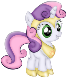 Size: 400x468 | Tagged: safe, artist:logicallylucy, sweetie belle, pony, unicorn, g4, armor, female, filly, foal, simple background, solo, transparent background