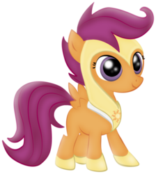 Size: 400x446 | Tagged: safe, artist:logicallylucy, scootaloo, pegasus, pony, g4, armor, female, filly, foal, simple background, solo, transparent background