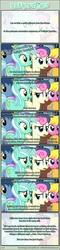 Size: 1063x4409 | Tagged: safe, artist:tritebristle, blues, bon bon, caramel, cherry berry, lyra heartstrings, noteworthy, sapphire joy, sweetie drops, comic:heartstrings, g4, magical mystery cure, my little pony: friendship is magic, comic, implied twilight sparkle