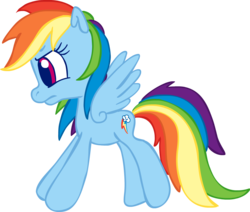 Size: 1200x1017 | Tagged: safe, artist:colossalstinker, rainbow dash, pony, g3, g3.5, g4, female, g4 to g3.5, generation leap, solo