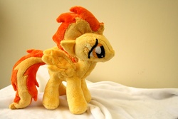 Size: 3888x2592 | Tagged: safe, artist:dieentexd, spitfire, pony, g4, irl, photo, plushie, solo