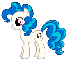Size: 1656x1446 | Tagged: safe, artist:durpy, color edit, dj pon-3, pinkie pie, vinyl scratch, earth pony, pony, g4, cutie mark, female, hooves, mare, simple background, solo, standing, transparent background, vector