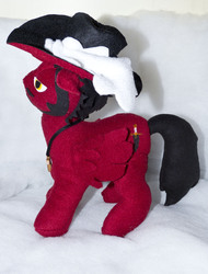 Size: 2959x3892 | Tagged: safe, artist:volve-o3o, dracule mihawk, irl, one piece, photo, plushie, ponified