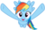 Size: 8191x5612 | Tagged: safe, artist:thatguy1945, rainbow dash, pegasus, pony, g4, absurd resolution, cute, dashabetes, female, flying, happy, hug, incoming hug, simple background, solo, transparent background, vector