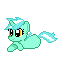 Size: 64x64 | Tagged: safe, artist:banditmax201, lyra heartstrings, pony, g4, female, pixel art, simple background, solo, sprite, transparent background