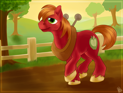 Size: 1200x900 | Tagged: safe, artist:sketchride, big macintosh, earth pony, pony, g4, male, stallion