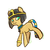 Size: 500x500 | Tagged: safe, artist:mt, oc, oc only, oc:sanscript, ankh, egyptian, egyptian pony, headdress