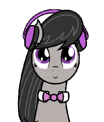 Size: 473x552 | Tagged: dead source, safe, artist:verzi-9, octavia melody, earth pony, pony, g4, animated, cute, female, headphones, simple background, solo, transparent background, vibing