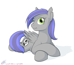 Size: 1024x891 | Tagged: safe, artist:cobaltsnow, oc, oc only, oc:nightingale, pegasus, pony, female, simple background, solo