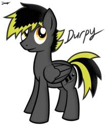 Size: 1000x1200 | Tagged: safe, artist:chainchomp7, oc, oc only, oc:durpy, pegasus, pony, male, stallion