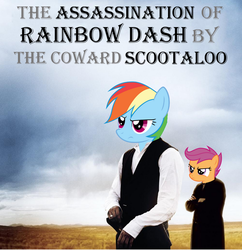 Size: 800x827 | Tagged: safe, rainbow dash, scootaloo, g4, implied death